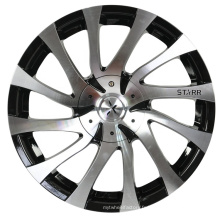 Nouveau design des roues en alliage en aluminium noir de haute qualité de haute qualité 20 pouces